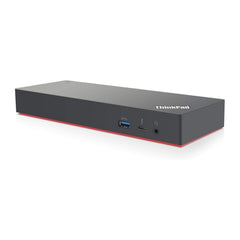 Renewed Lenovo ThinkPad Thunderbolt 3 Dock Gen 2, 135W (40AN0135US), Dual 4K, Black