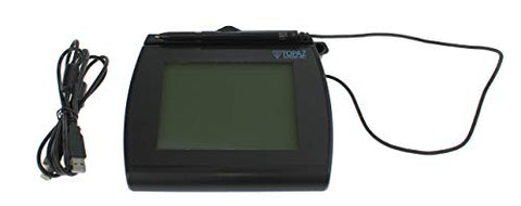 Restored Topaz T-LBK766SE-BHSB-R SignatureGem LCD 4x5 Signature Pad Dual Serial USB (Tested)
