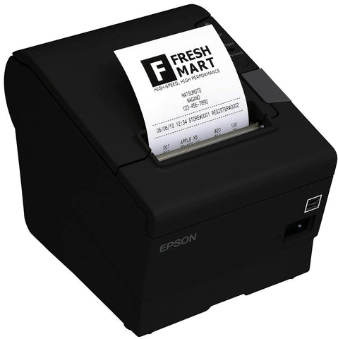 Renewed Epson TM-T88V-084 Thermal Receipt Printer - RS232 Serial + USB, Auto-Cutter, Gray (Tested)